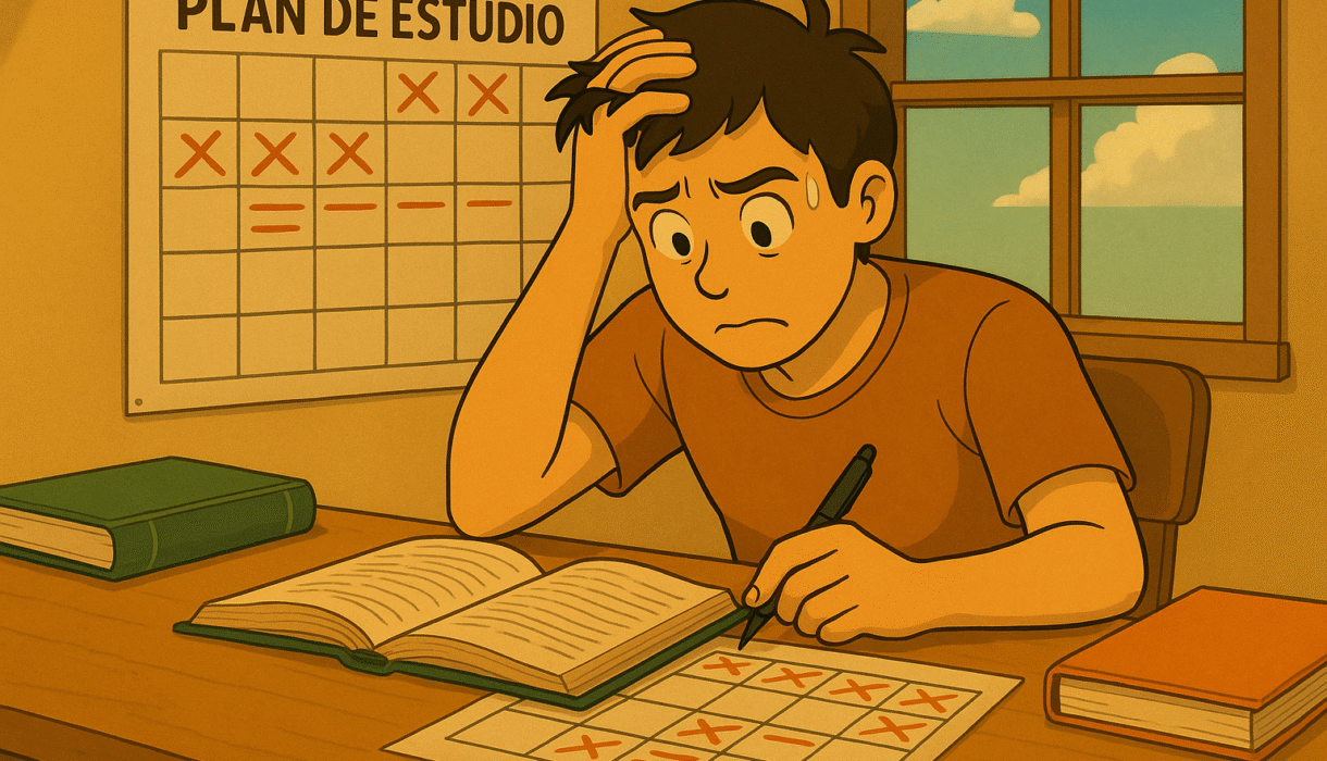 Opositor estresado